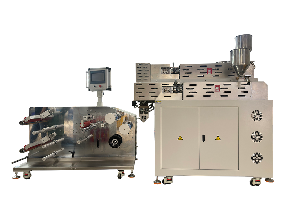 分段式三层共挤流延模机