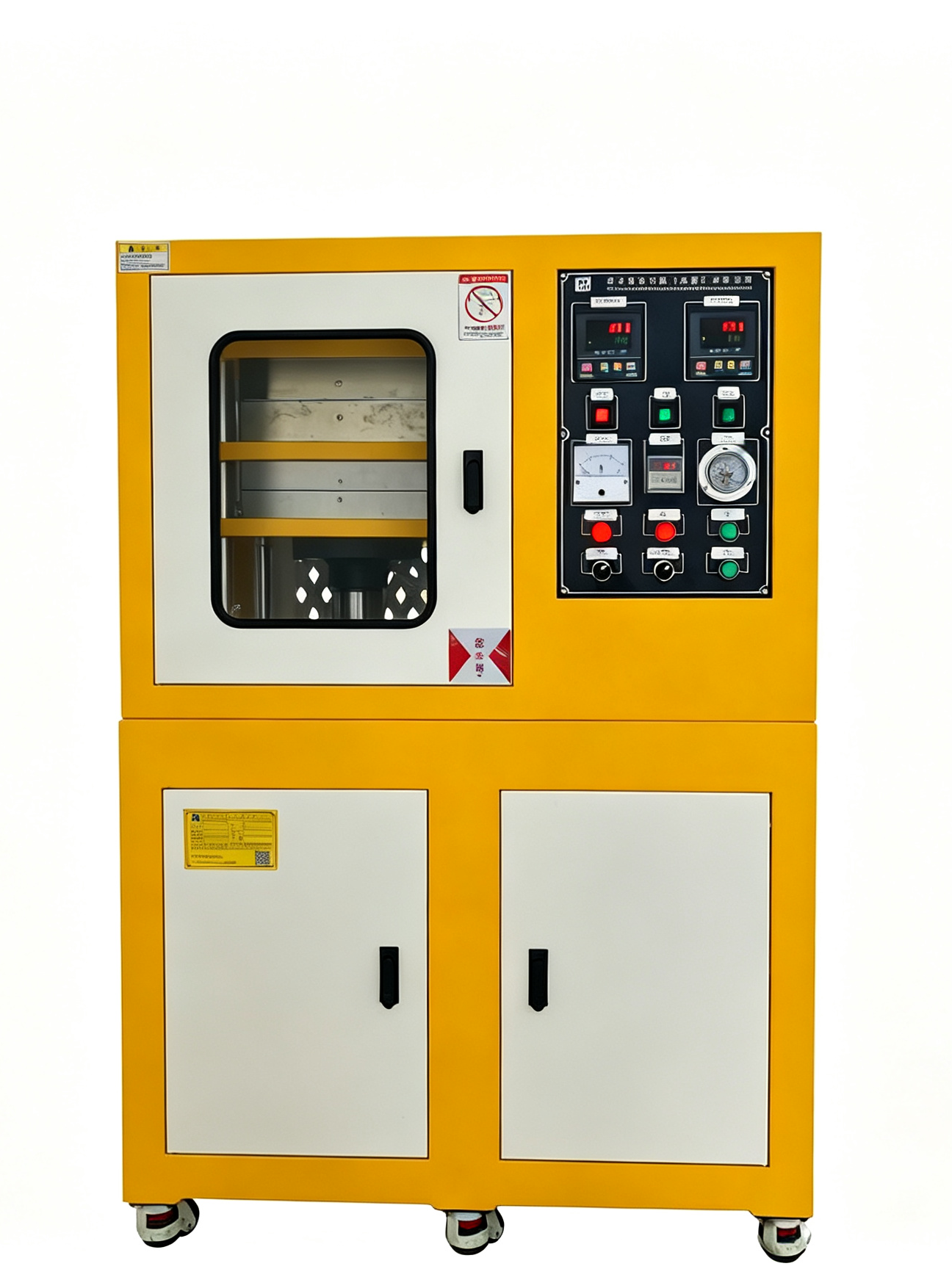 锡华机械 XH-406B 按键式平板硫化机全新升级,高精度橡塑实验室试样成型设备
